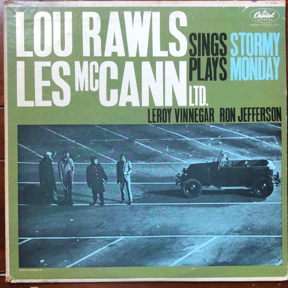 Lou Rawls And Les McCann Ltd. Stormy Monday Vinyl Lp '62